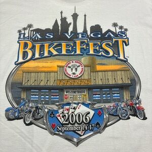 Las Vegas 2006 Bike Fest white t-shirt